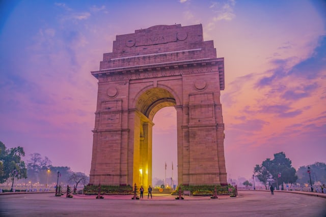 Delhi landmark and city architecture